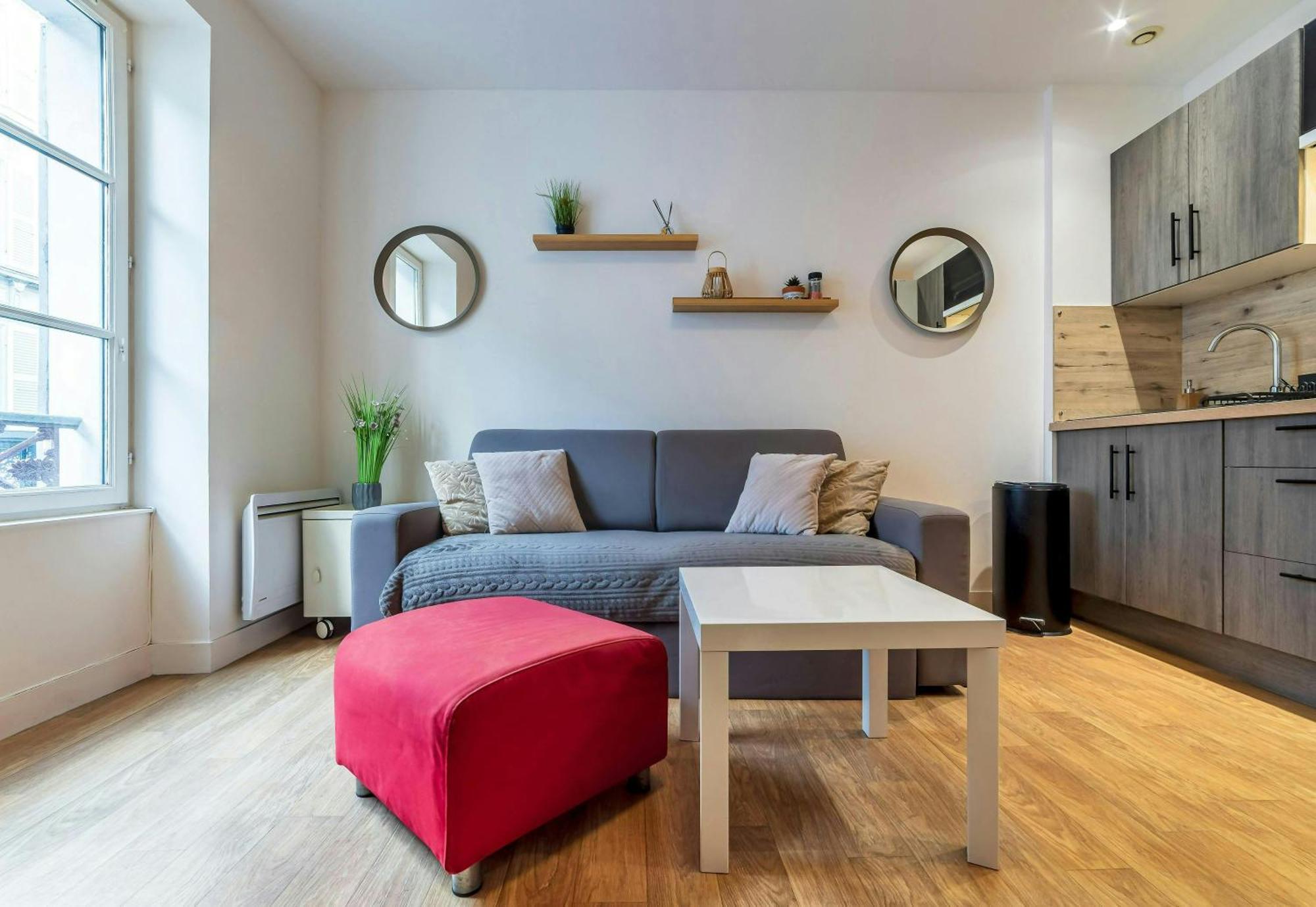 Apparthotel - Le Sweet Cosy ฟงแตนโบล ภายนอก รูปภาพ